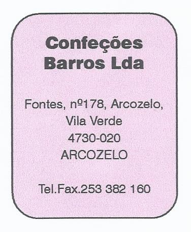 Confeções Barros Lda