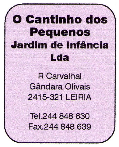 O Cantinho dos Pequenos-Jardim de Infância Lda