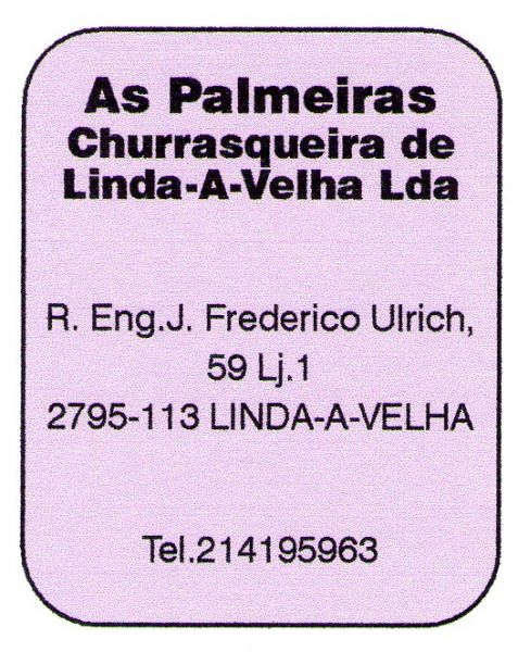 As Palmeiras-Churrasqueira de Linda-A-Velha Lda