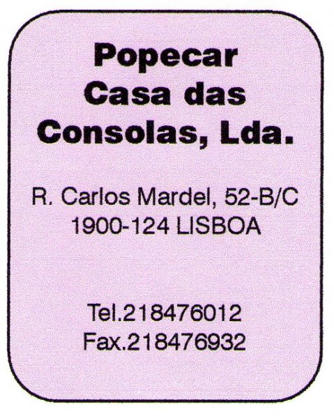 Popecar - Casa das Consolas, Lda.
