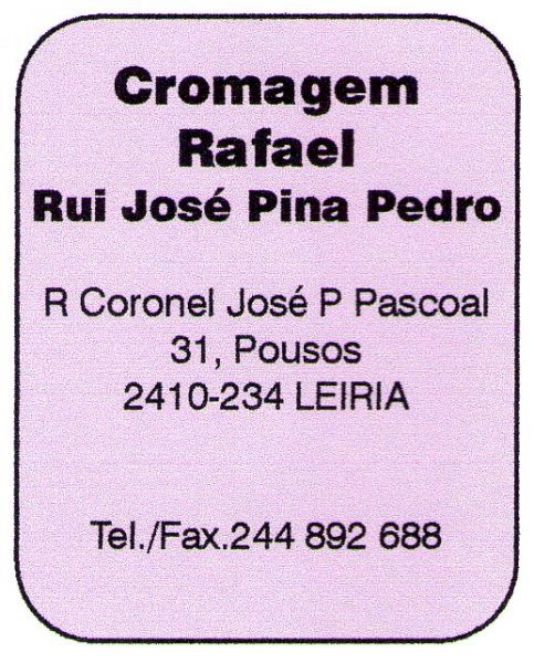 Cromagem Rafael - Rui José Pina Pedro