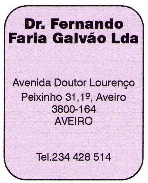 Dr. Fernando Faria Galvão Lda