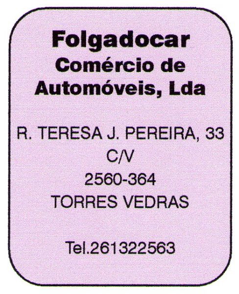 Folgadocar - Comércio de Automóveis, Lda.