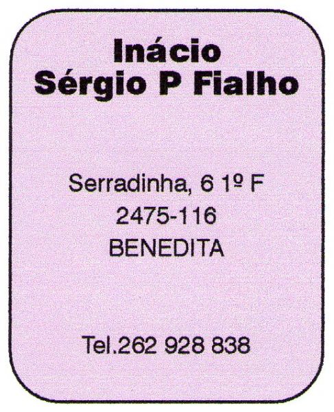 Inácio, Sérgio P Fialho