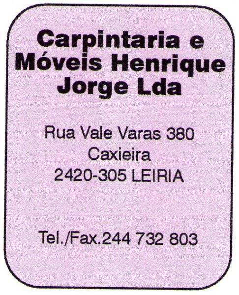 Carpintaria e Móveis Henrique Jorge Lda