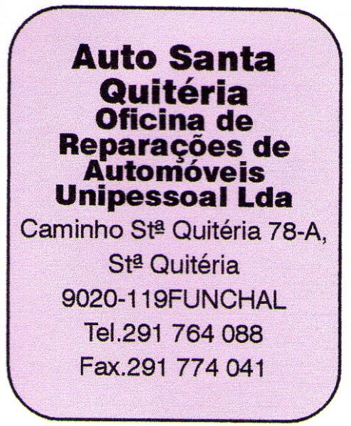 Auto Santa Quitéria-Oficina de Reparações de Automóveis Unipessoal Lda