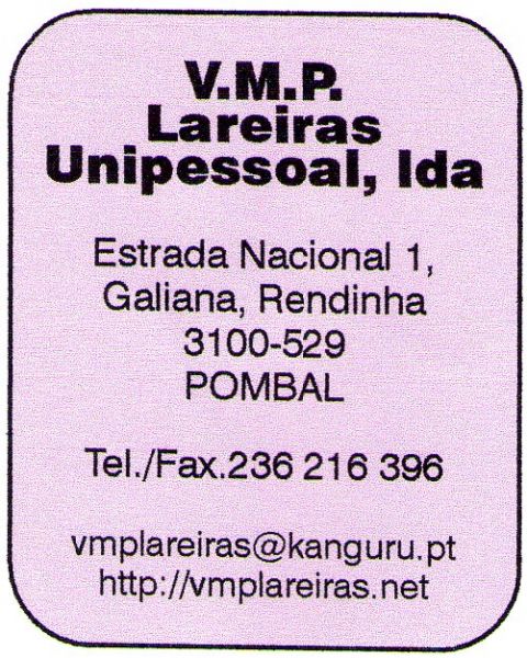 V.M.P. Lareiras Unipessoal, lda