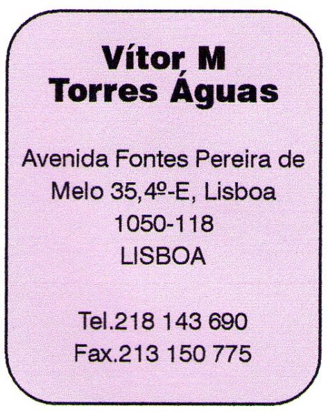 Vítor M Torres Águas