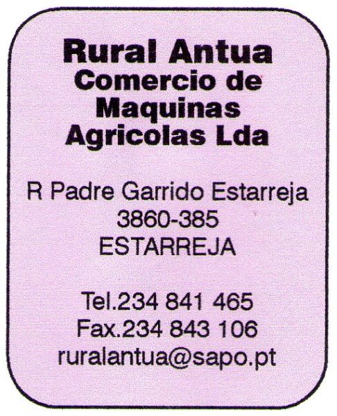 Rural Antua - Comercio de Maquinas Agricolas Lda