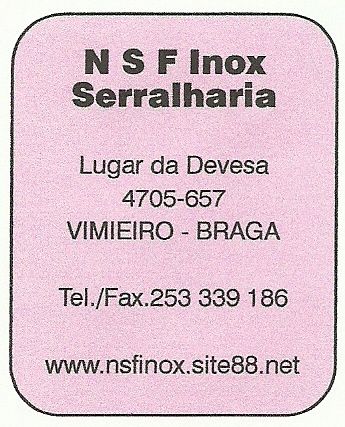 N S F Inox - Serralharia