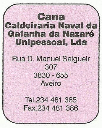 Canal - Caldeiraria Naval da Gafanha da Nazaré Unipessoal, Lda.