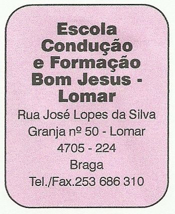 Escola Condução e Formação Bom Jesus - Lomar