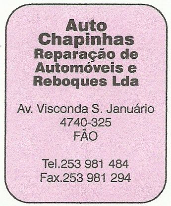 Auto Chapinhas - Reparação de Automóveis e Reboques Lda