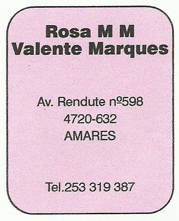Rosa M M Valente Marques