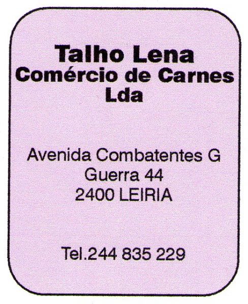 Talho Lena-Comércio de Carnes Lda