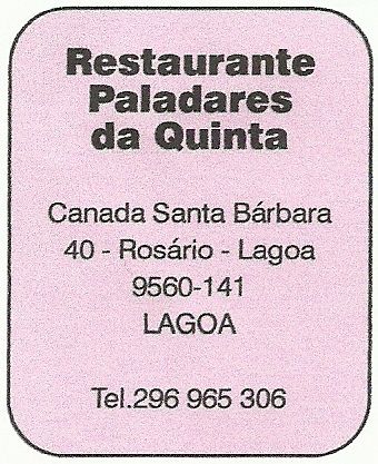 Restaurante Paladares da Quinta