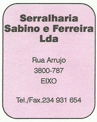 Serralharia Sabino e Ferreira Lda