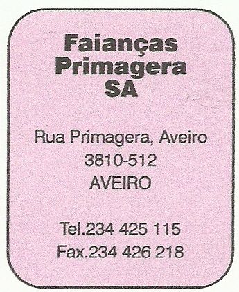 Faianças Primagera SA