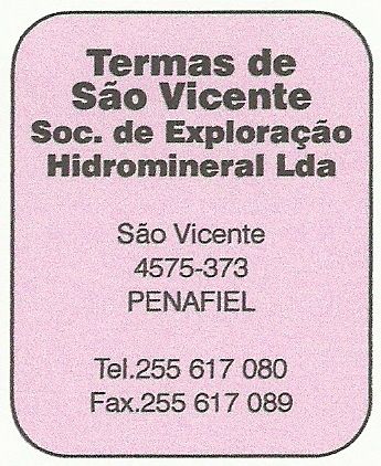 Termas de São Vicente, Soc. de Exploração Hidromineral Lda