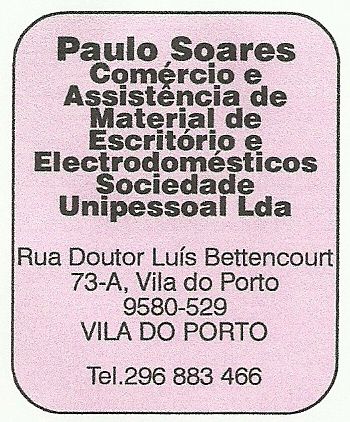 Paulo Soares-Comércio e Assistência de Material de Escritório e Electrodomésticos Sociedade Unipessoal Lda