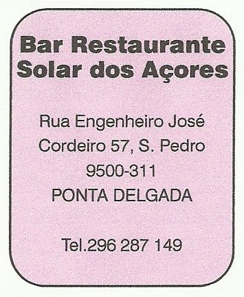 Bar Restaurante Solar dos Açores