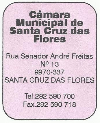 Câmara Municipal de Santa Cruz das Flores