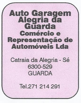 Auto Garagem Alegria da Guarda - Comércio e Representação de Automóveis Lda