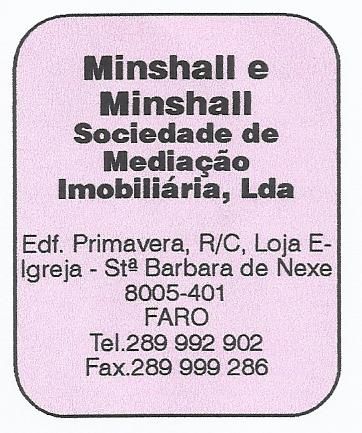 Minshall e Minshall - Sociedade de Mediação Imobiliária, Lda.